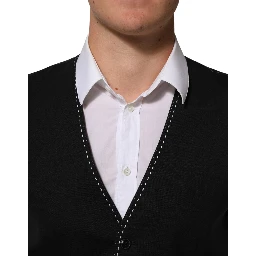 Black Wool Dress Formal Men Waistcoat Vest