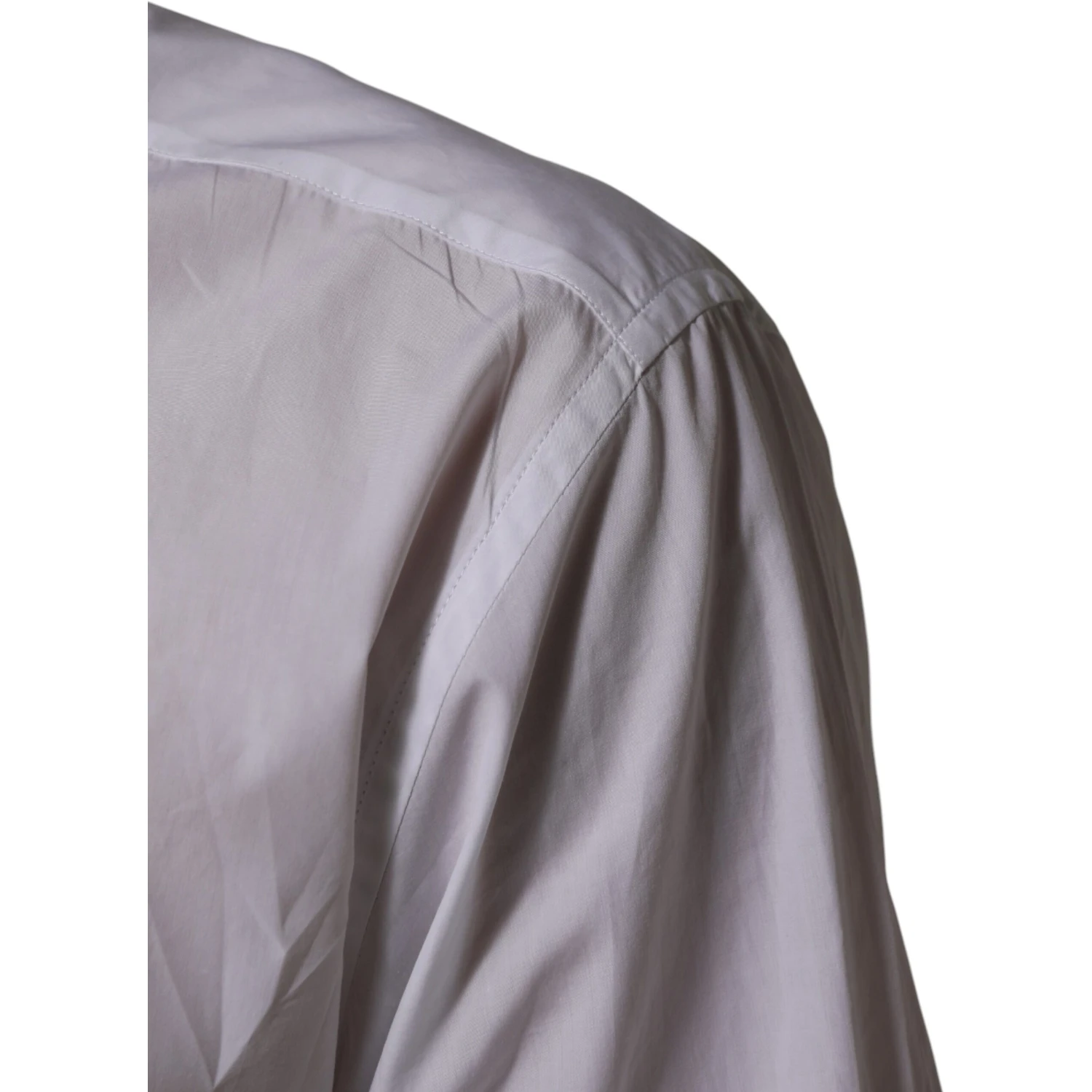White Cotton Collared Men MARTINI Dress Shirt