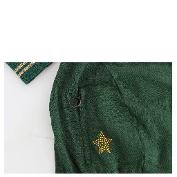 Green Mock Zip Cardigan Sweatshirt Sweater Jacket