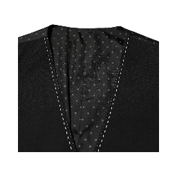 Black Wool Dress Formal Men Waistcoat Vest