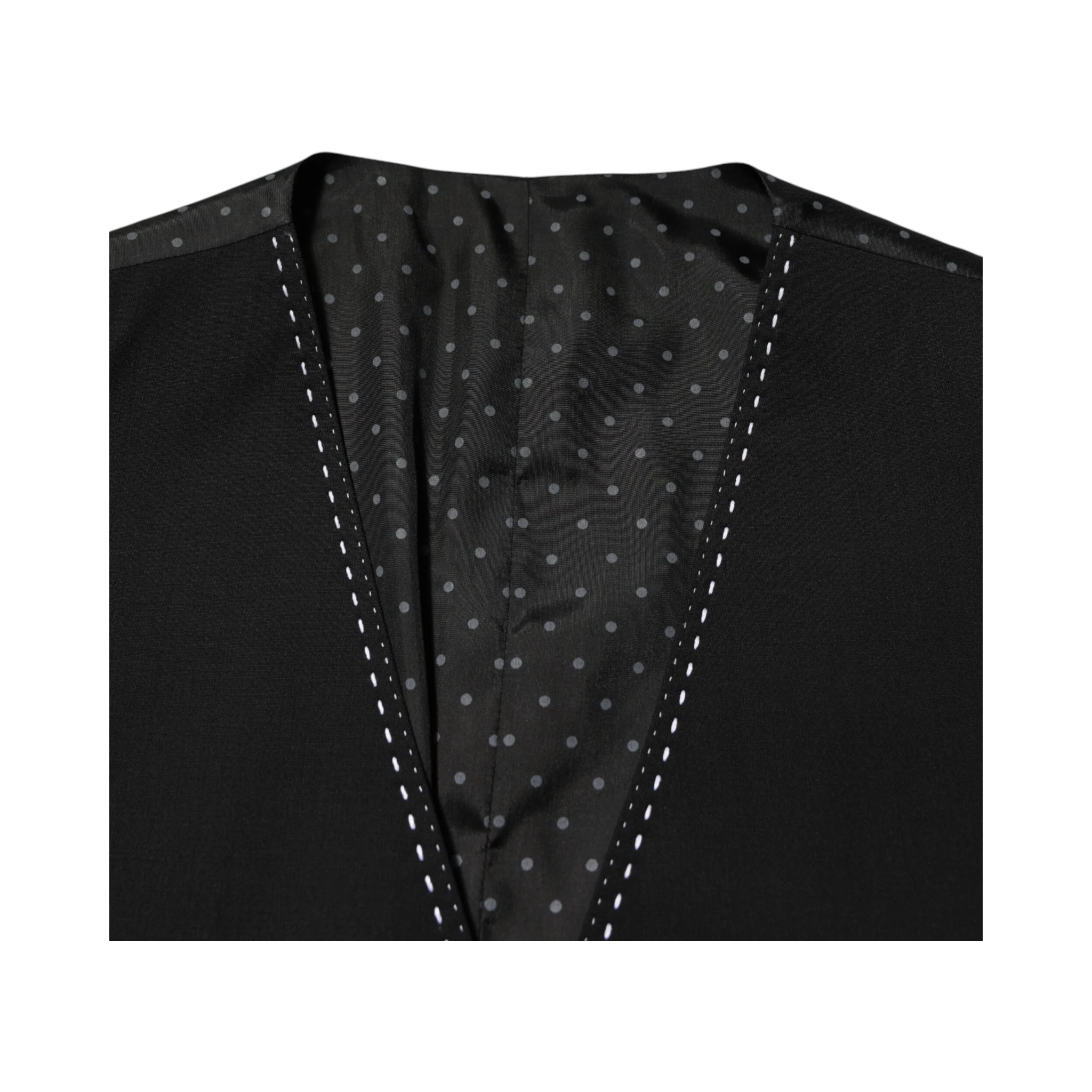 Black Wool Dress Formal Men Waistcoat Vest