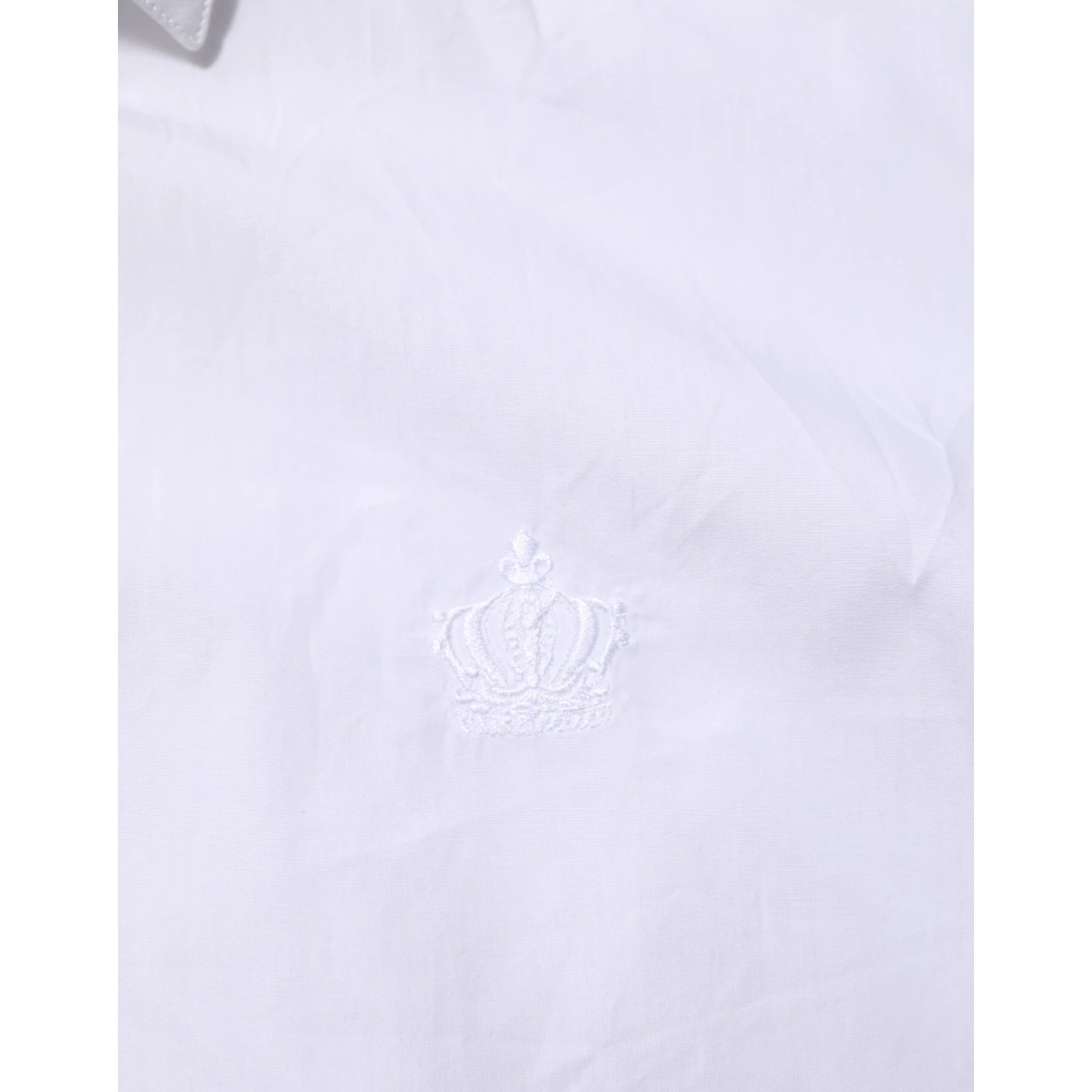 White Cotton Collared Men MARTINI Dress Shirt