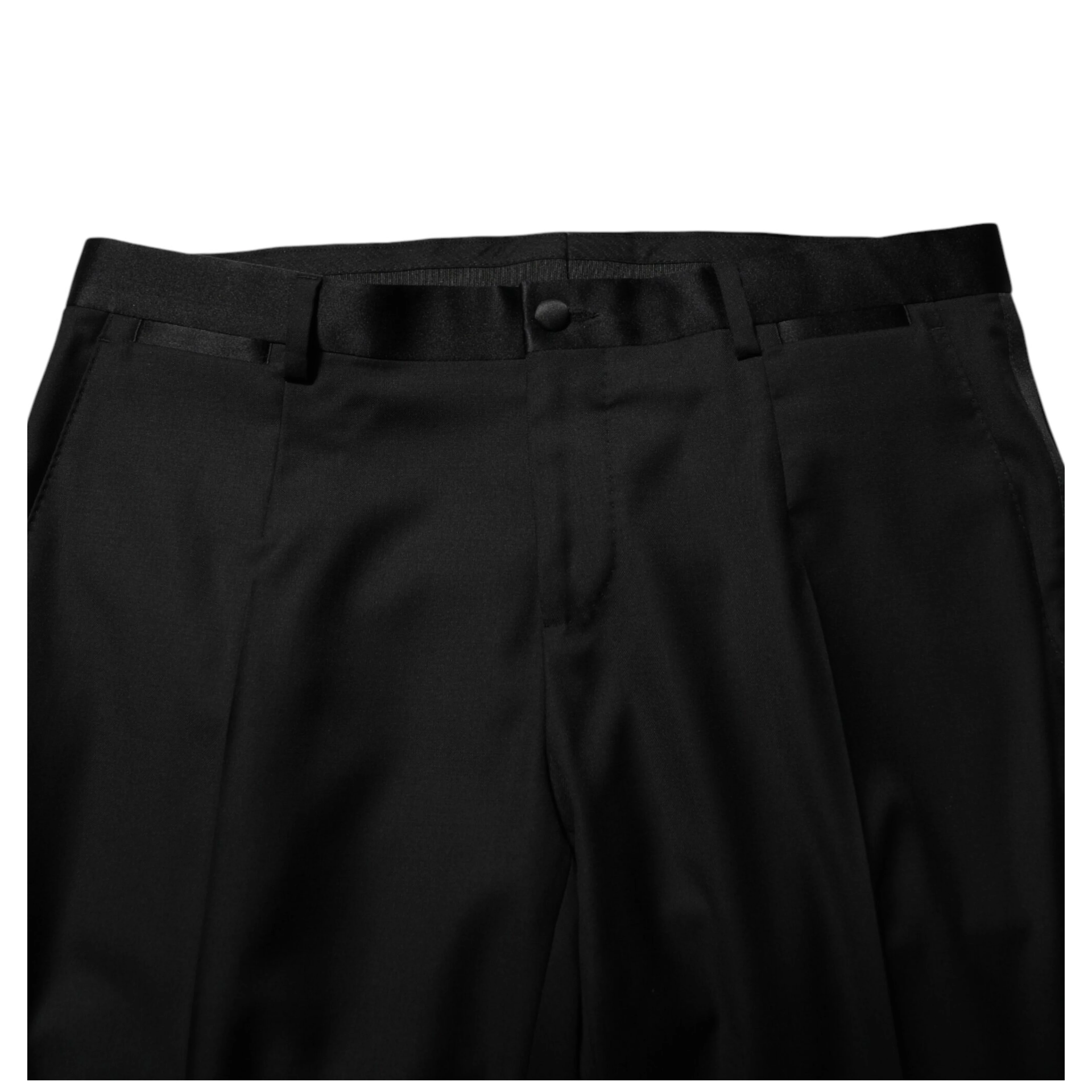 Black 2 Buttons Jacket Formal 2 Piece Suit
