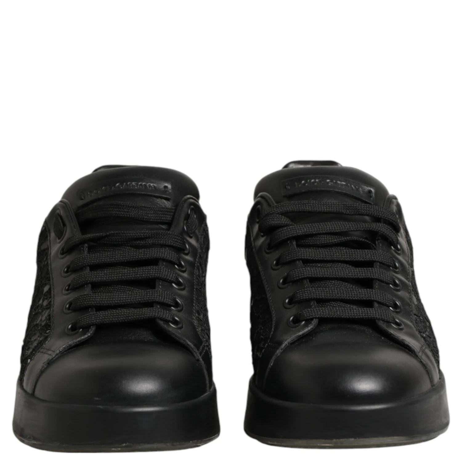 Black Floral Lace Low Top Sneaker Shoes