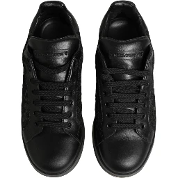 Black Floral Lace Low Top Sneaker Shoes