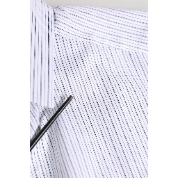 White Stripes Cotton Men GOLD Dress Shirt