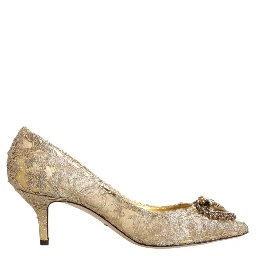 Gold Taormina Lace DEVOTION Pumps Shoes