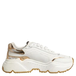 White Gold Daymaster Low Top Sneakers Shoes