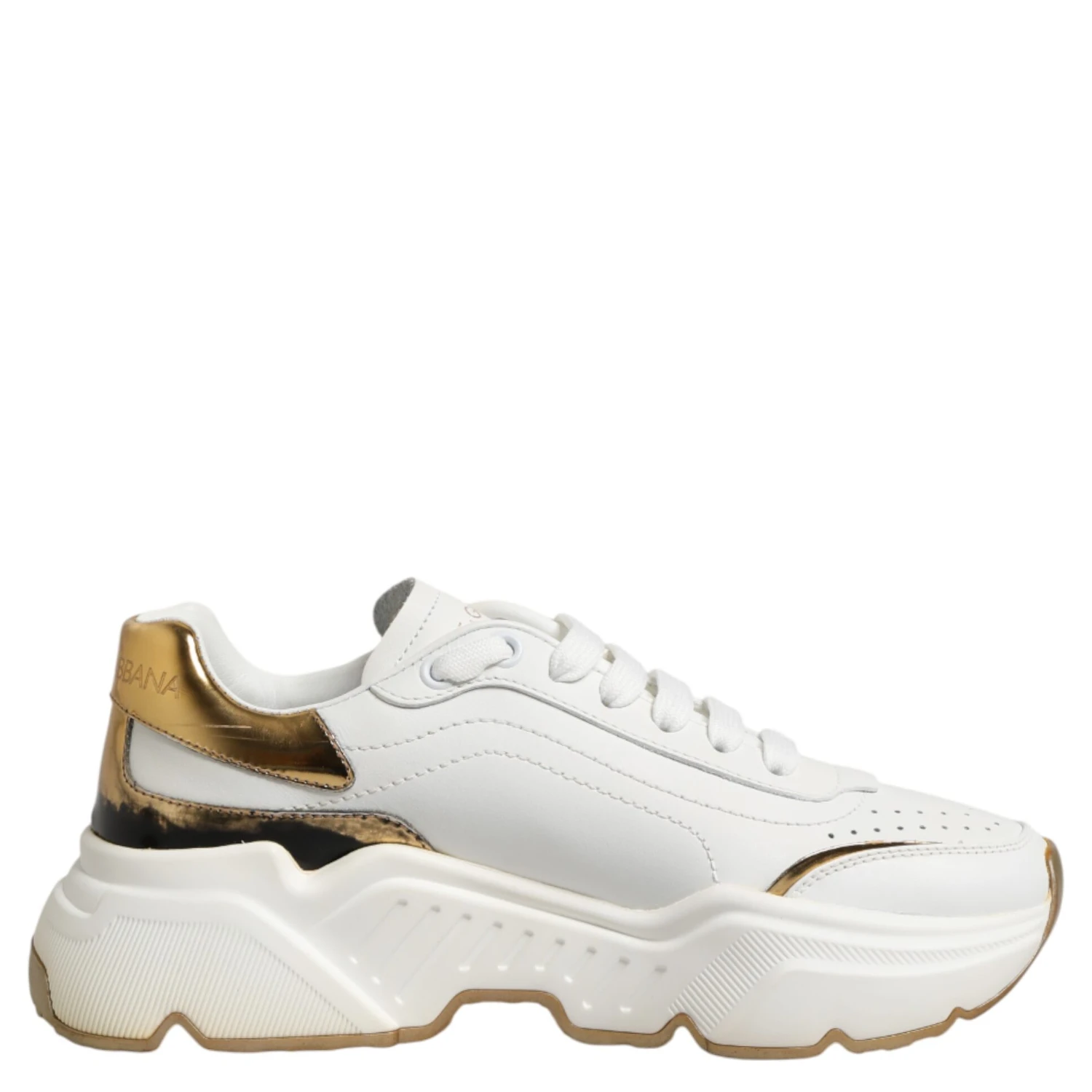 White Gold Daymaster Low Top Sneakers Shoes