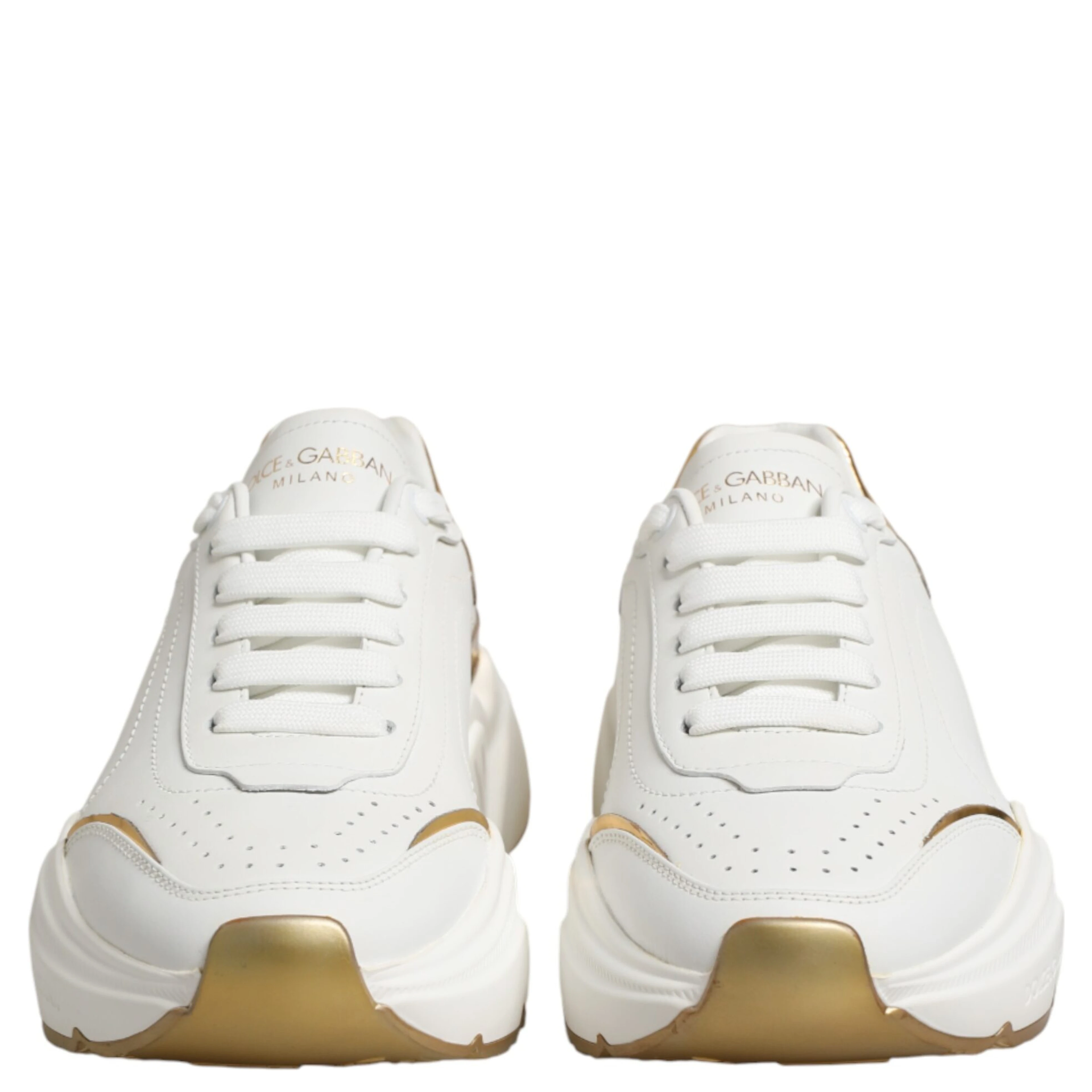 White Gold Daymaster Low Top Sneakers Shoes