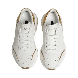 White Gold Daymaster Low Top Sneakers Shoes