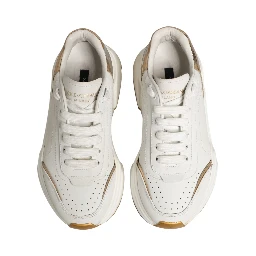 White Gold Daymaster Low Top Sneakers Shoes