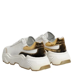 White Gold Daymaster Low Top Sneakers Shoes