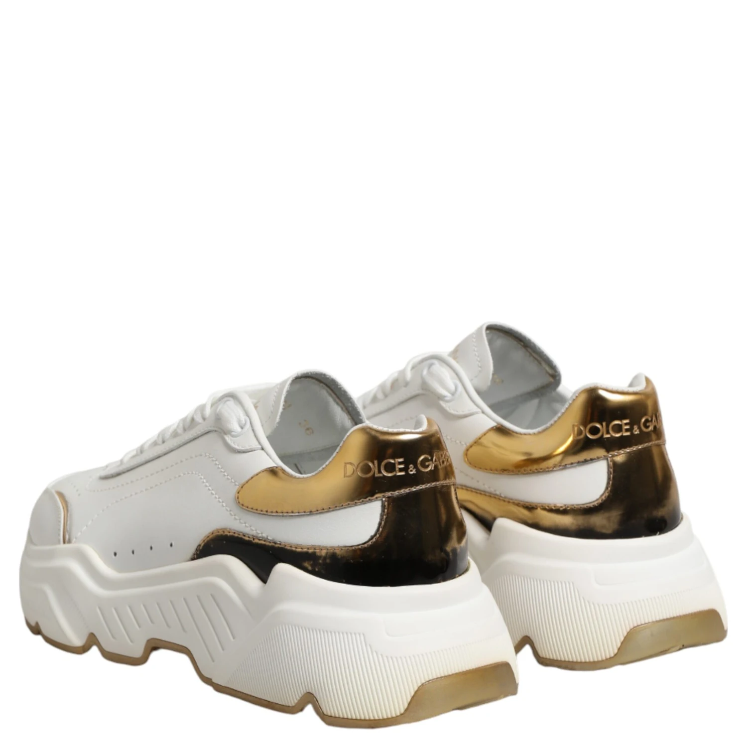 White Gold Daymaster Low Top Sneakers Shoes