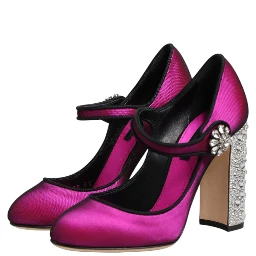 Pink Embellished High Heels Pumps Shoes