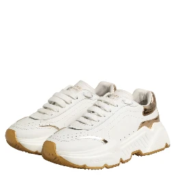 White Gold Daymaster Low Top Sneakers Shoes
