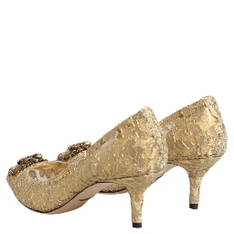 Gold Taormina Lace DEVOTION Pumps Shoes