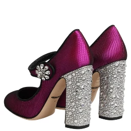 Pink Embellished High Heels Pumps Shoes