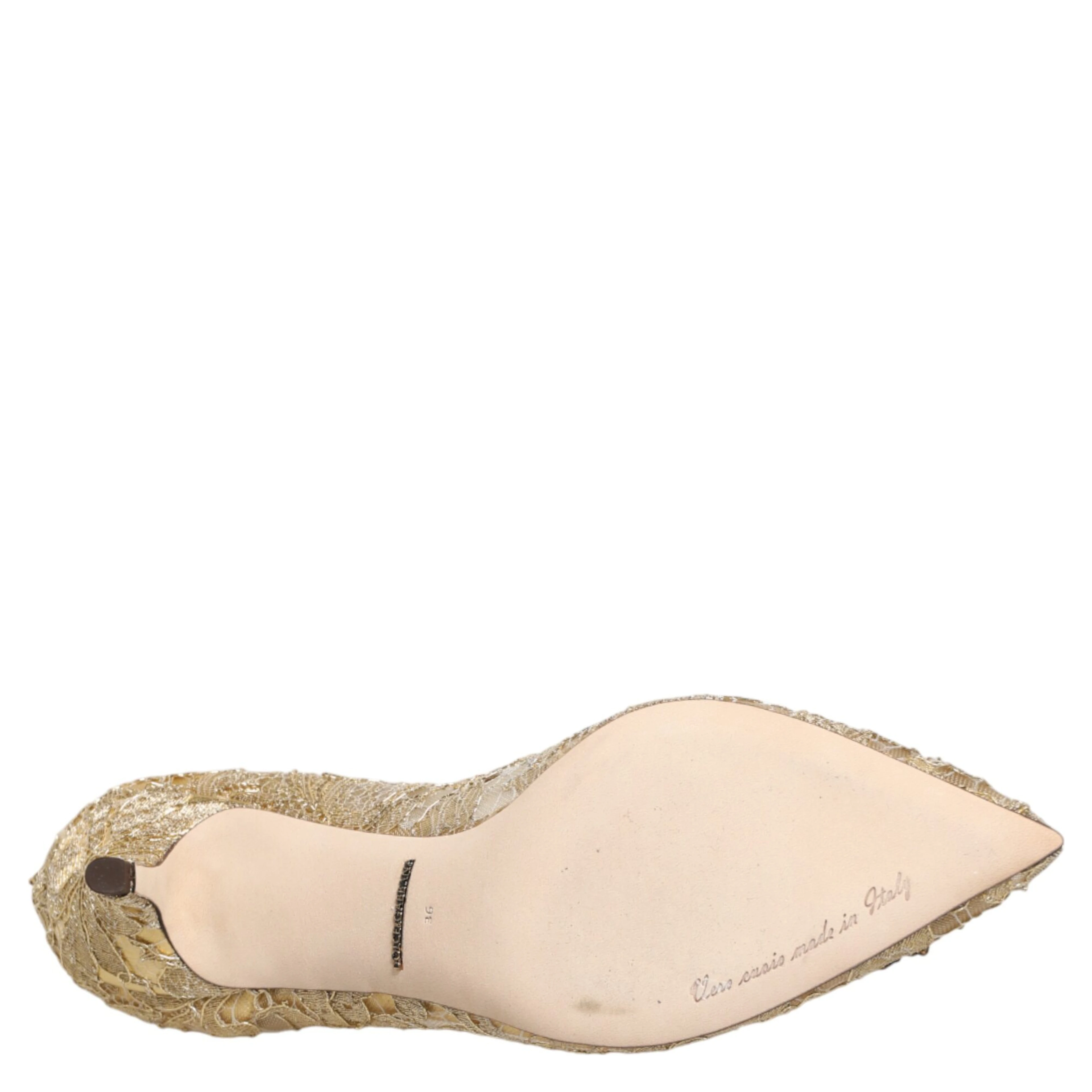 Gold Taormina Lace DEVOTION Pumps Shoes