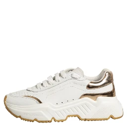 White Gold Daymaster Low Top Sneakers Shoes