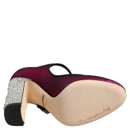 Pink Embellished High Heels Pumps Shoes