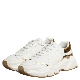 White Gold Daymaster Low Top Sneakers Shoes