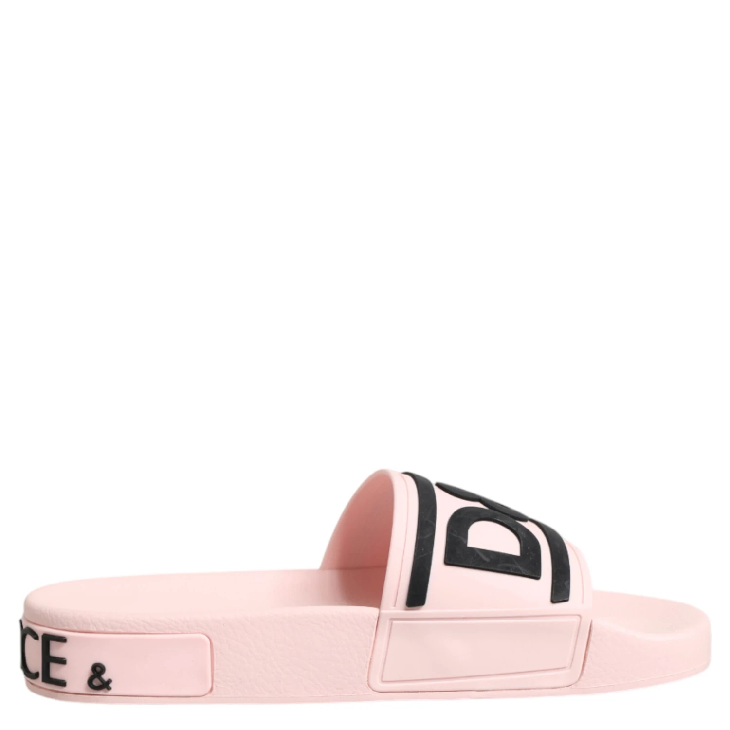 Pink Rubber Slides Sandals Beachwear Shoes