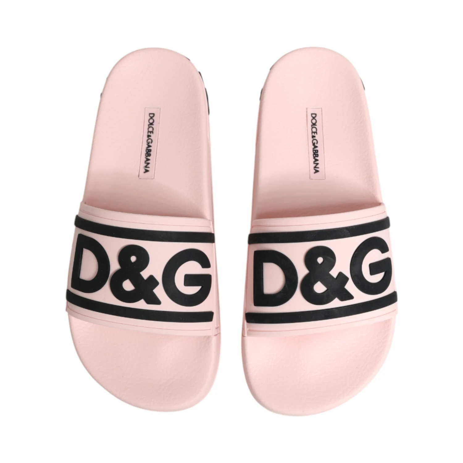 Pink Rubber Slides Sandals Beachwear Shoes