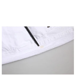 White Skinny Fit Mid Waist Men Chino Trouser Pants