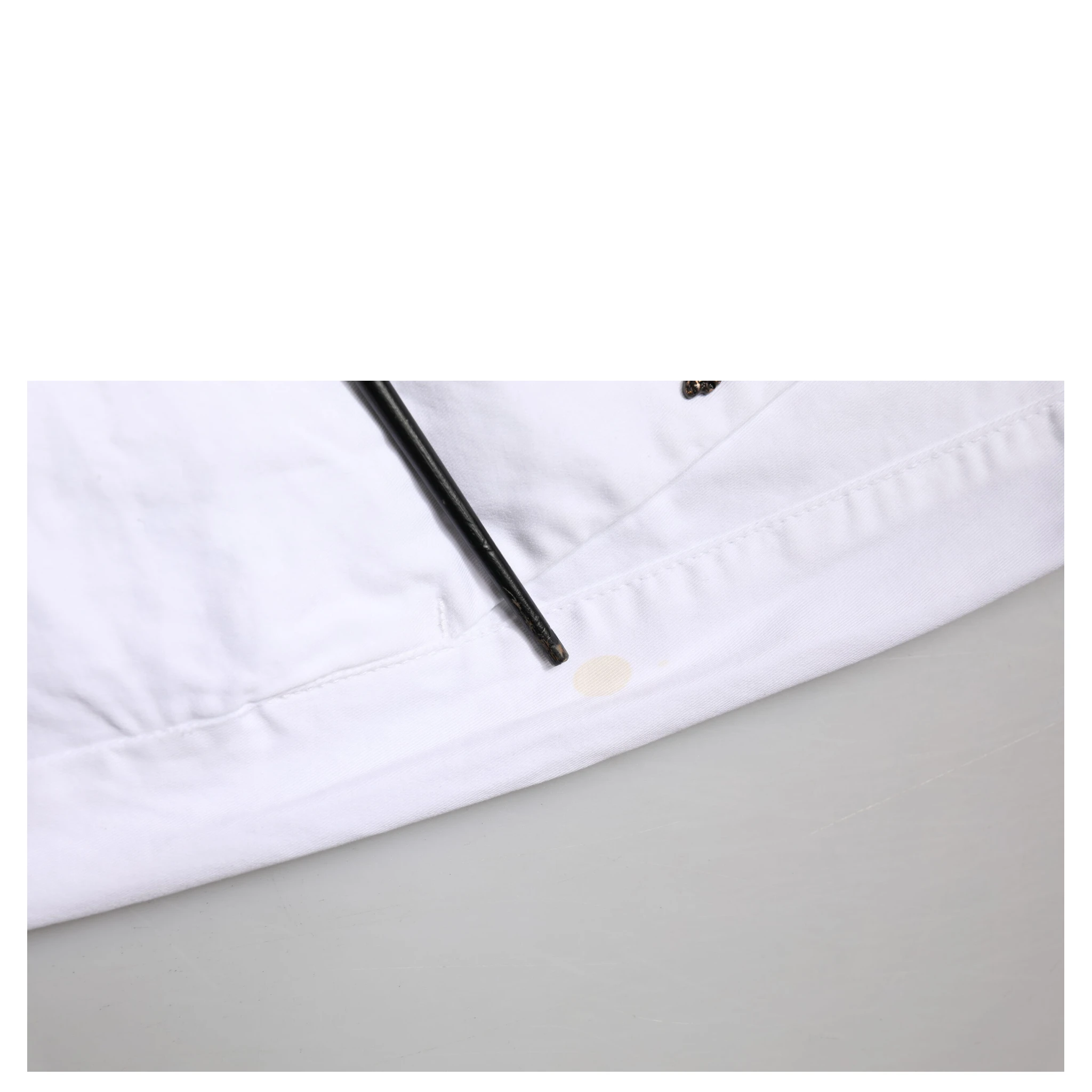White Skinny Fit Mid Waist Men Chino Trouser Pants