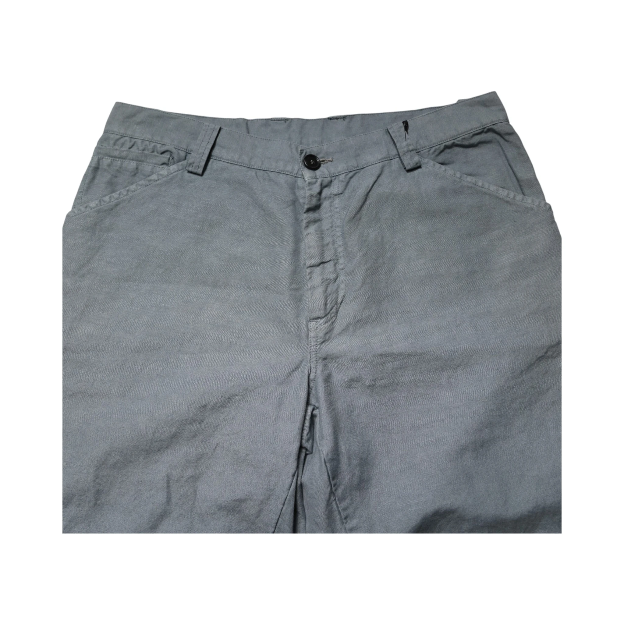 Gray Cotton Regular Fit Men Denim Trouser Jeans