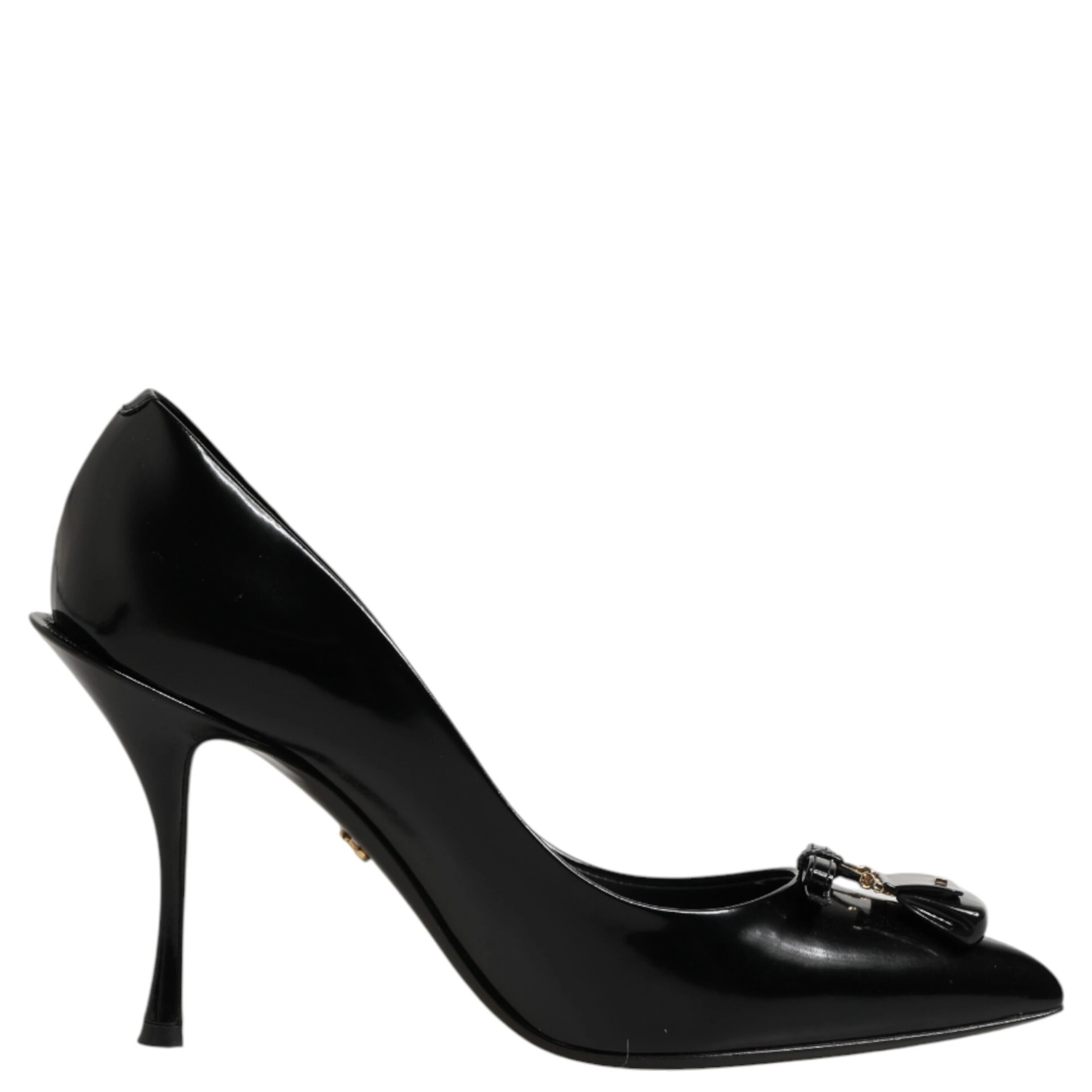 Black Bag Embellished Heels Pumps Shoes