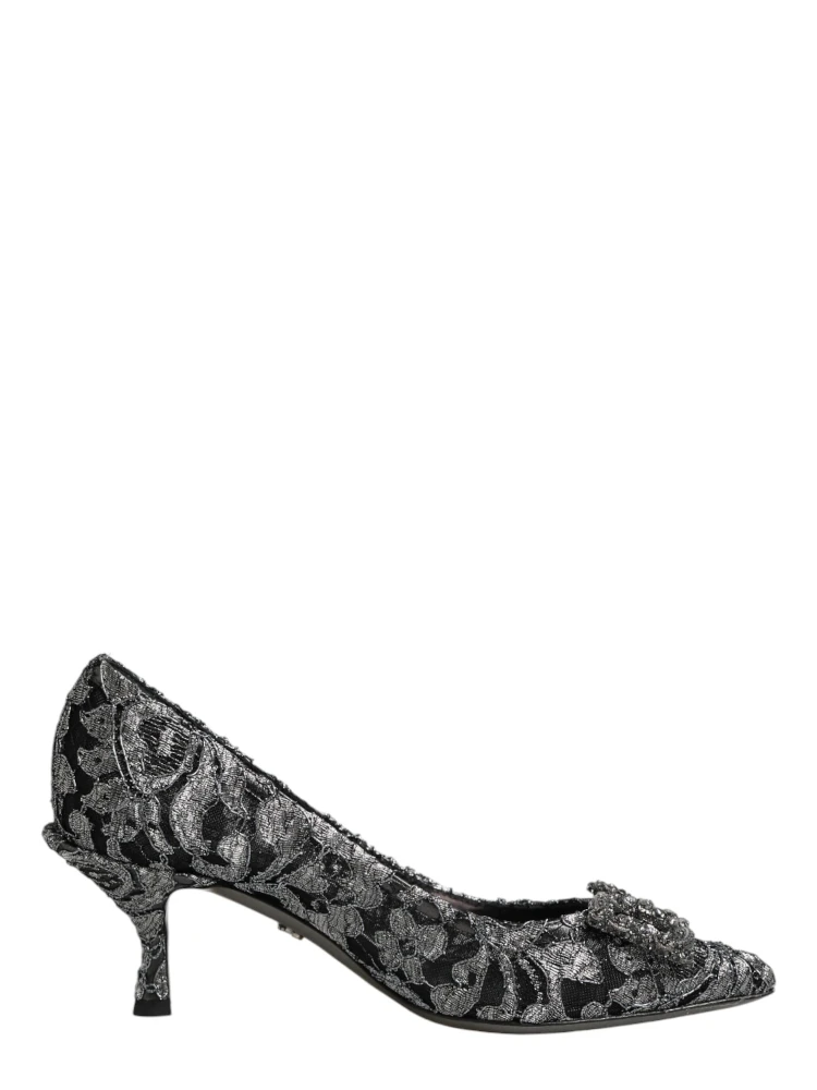 Silver Lace DG Amore Heels Pumps Shoes