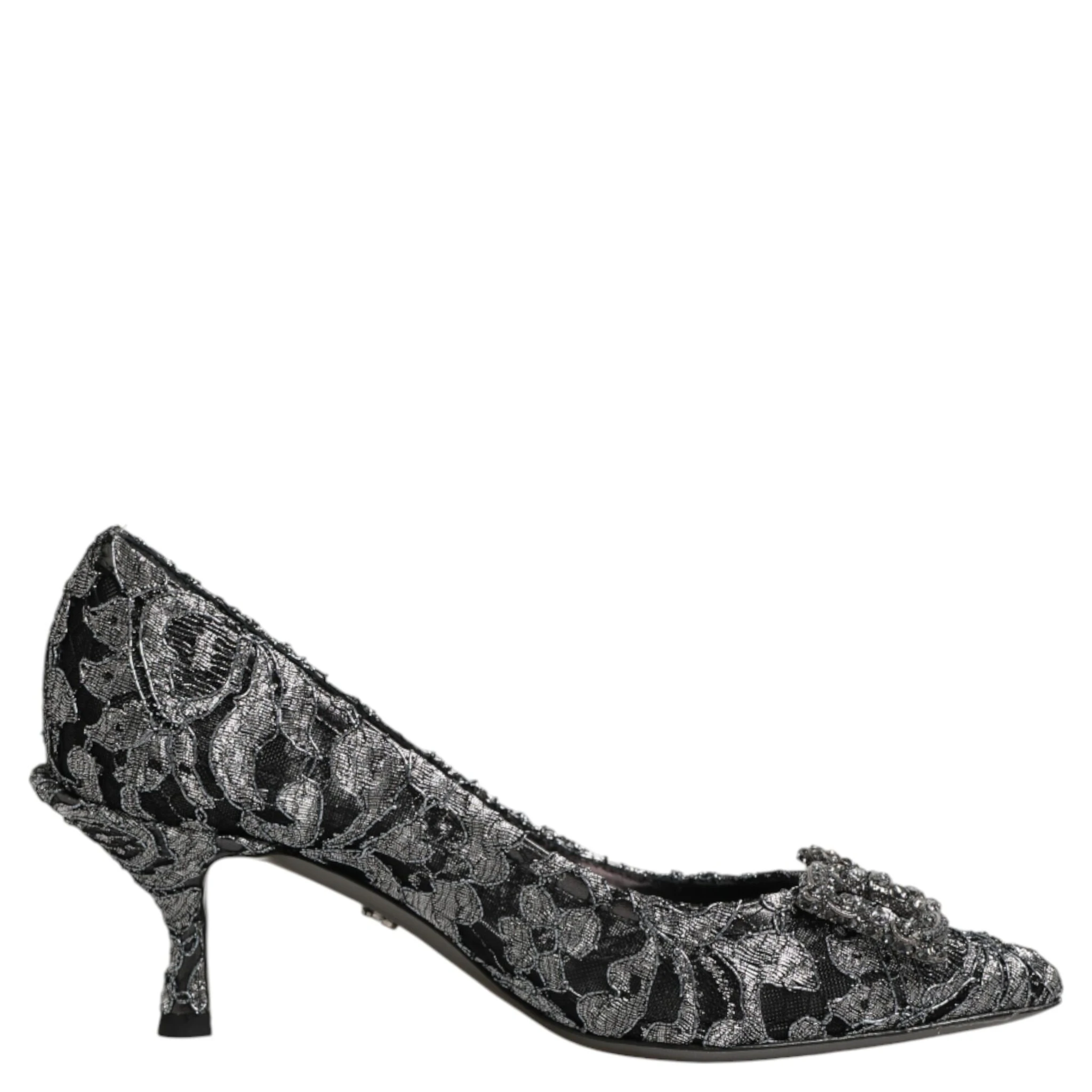 Silver Lace DG Amore Heels Pumps Shoes