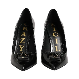 Black Bag Embellished Heels Pumps Shoes