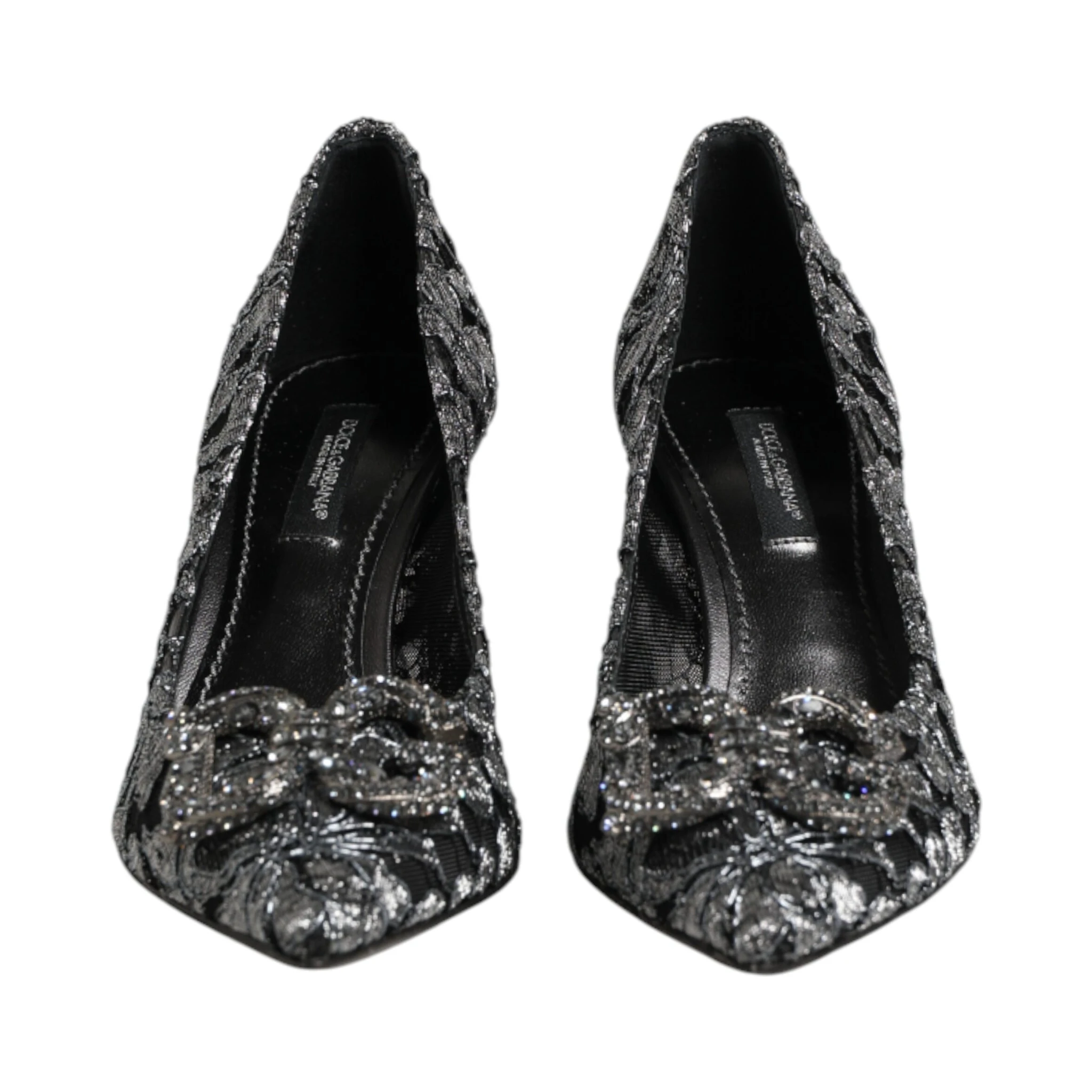 Silver Lace DG Amore Heels Pumps Shoes