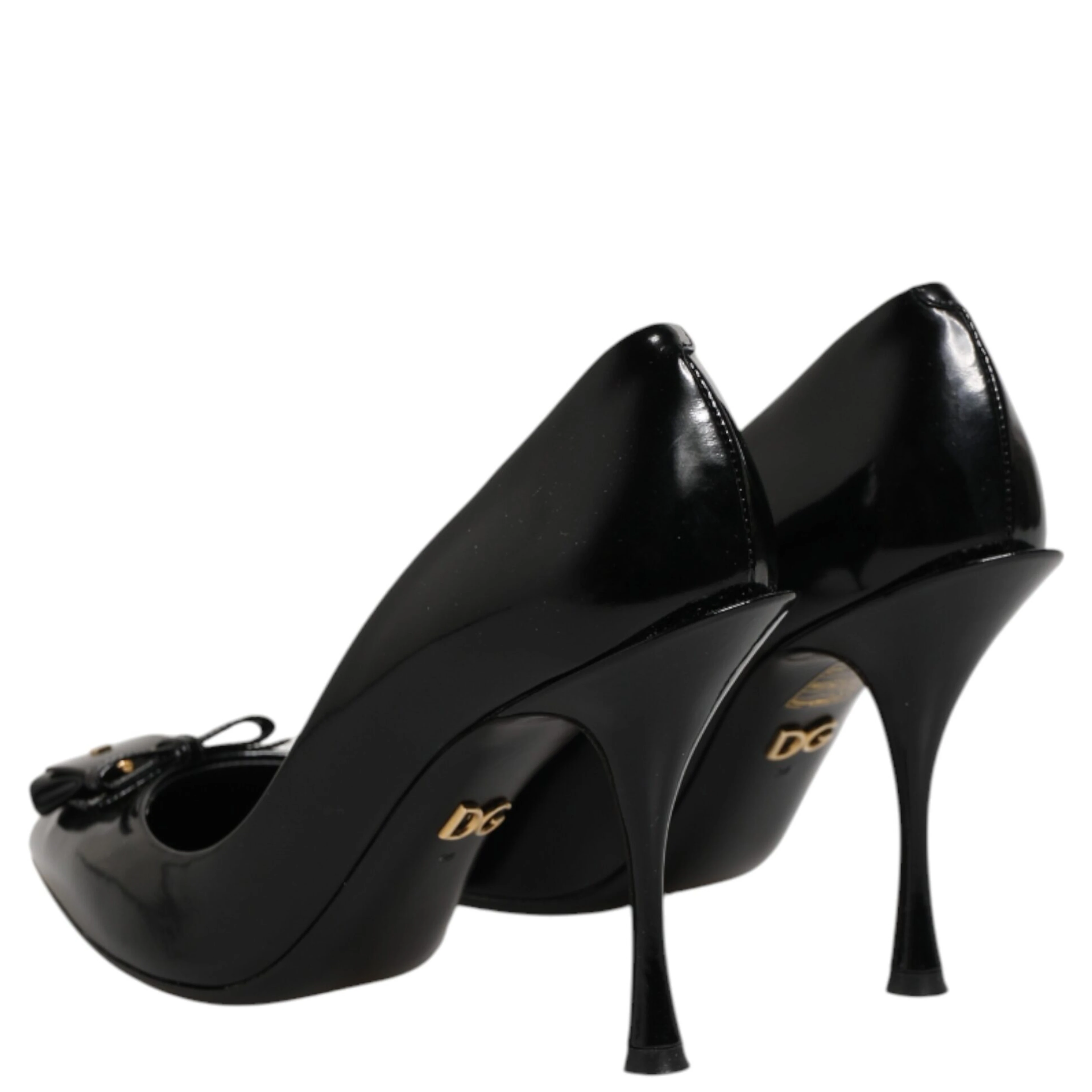 Black Bag Embellished Heels Pumps Shoes