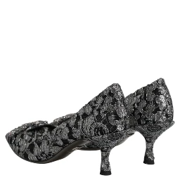Silver Lace DG Amore Heels Pumps Shoes