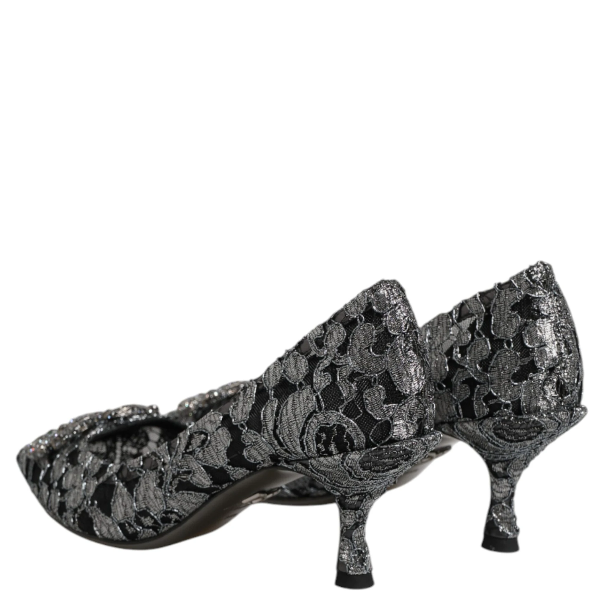 Silver Lace DG Amore Heels Pumps Shoes