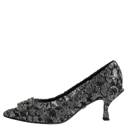 Silver Lace DG Amore Heels Pumps Shoes