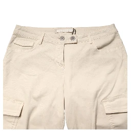 Beige Skinny Fit Mid Waist Men Denim Jeans