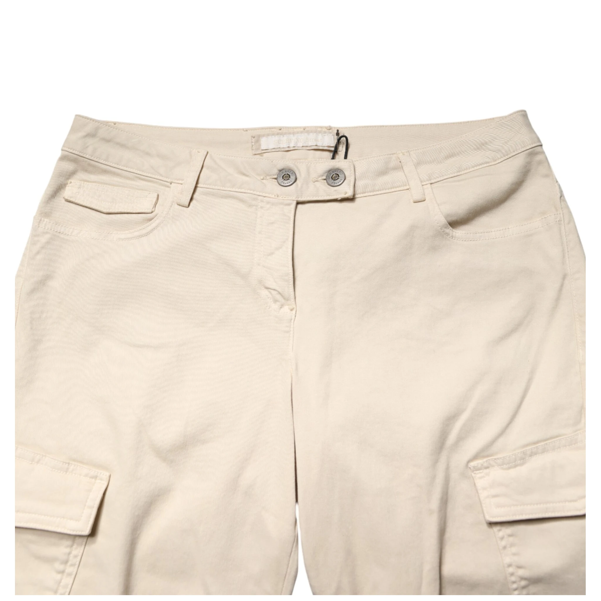 Beige Skinny Fit Mid Waist Men Denim Jeans