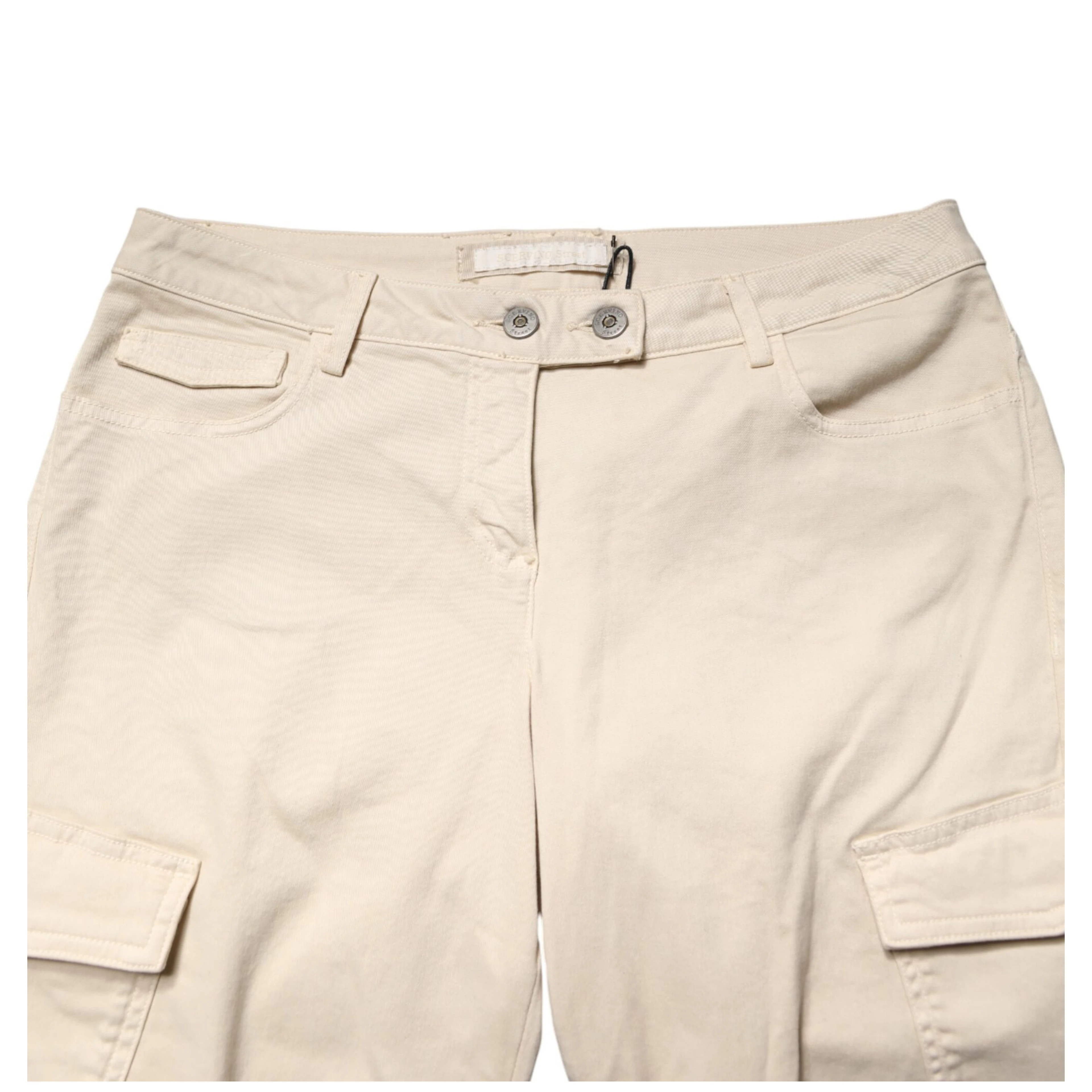 Beige Skinny Fit Mid Waist Men Denim Jeans