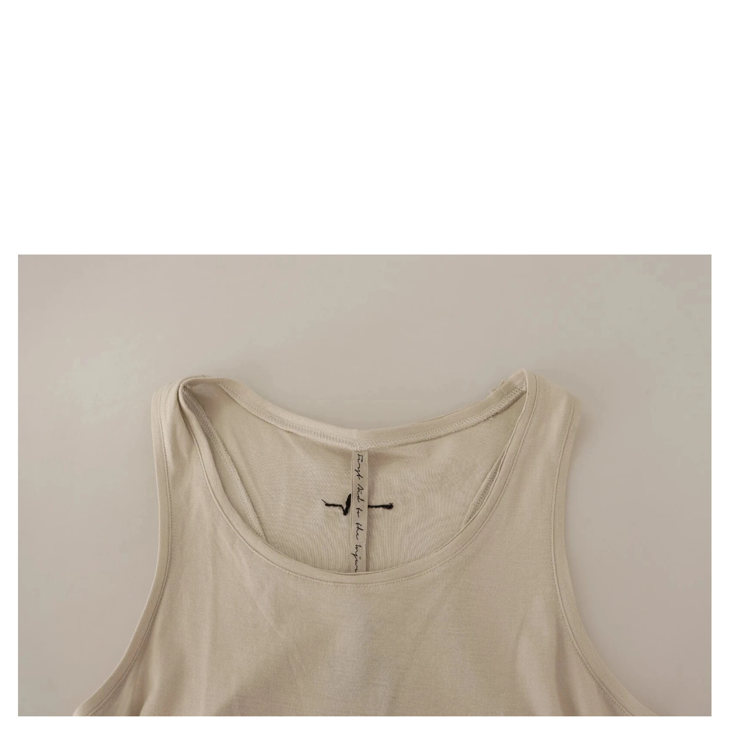 Light Gray 100% Cotton Sleeveless Razor Back Tank Top