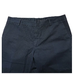 Blue Skinny Fit Mid Waist Men Chino Trouser Pants