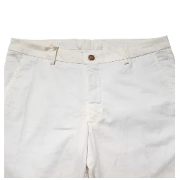 White Tapered Dress Formal Trouser Pants