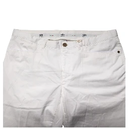 White Tapered Dress Formal Trouser Pants