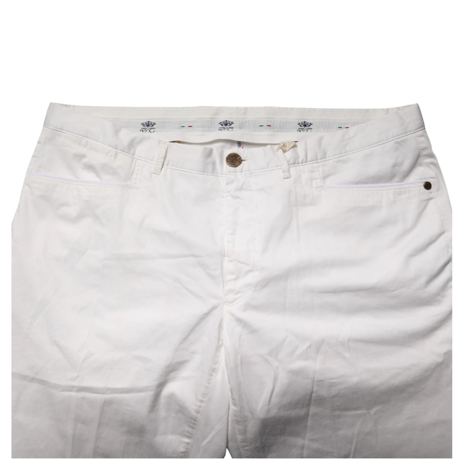 White Tapered Dress Formal Trouser Pants