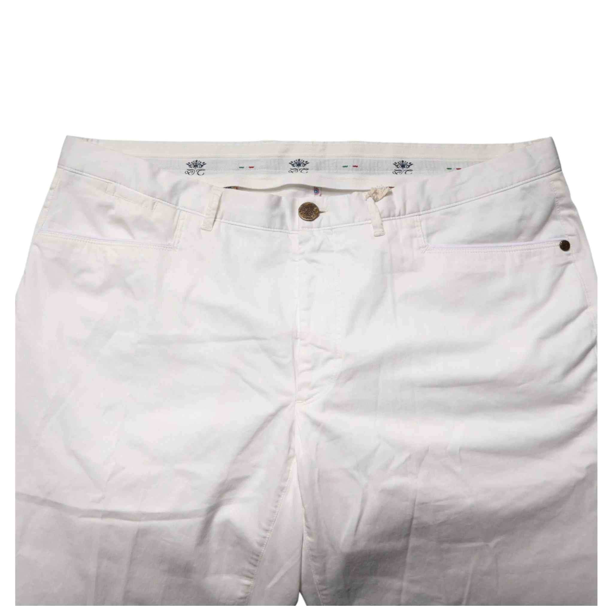 White Tapered Dress Formal Trouser Pants