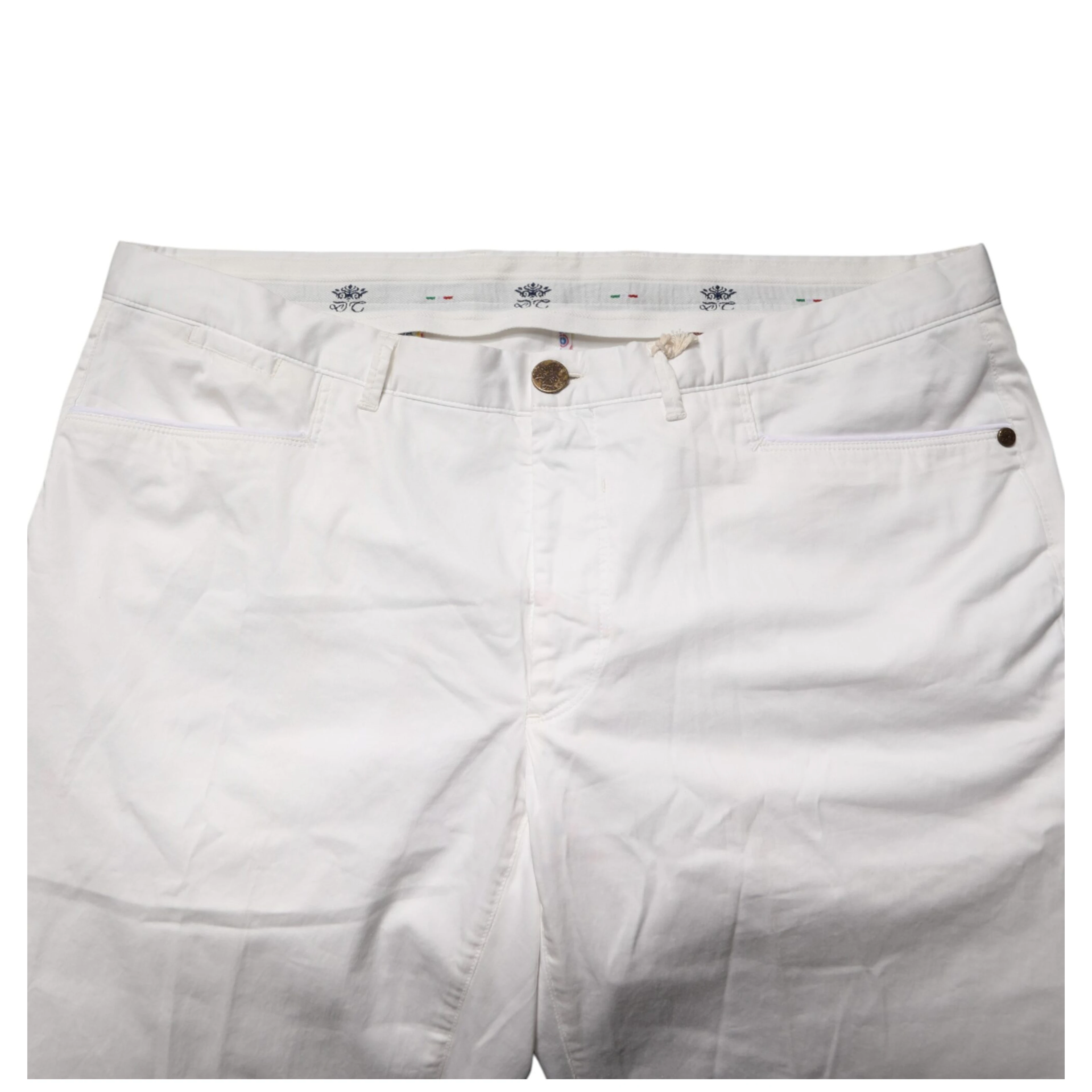 White Tapered Dress Formal Trouser Pants